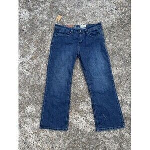 NEW Men's TK Axle Slim Boot Stretch Blue Jeans Size 38x32